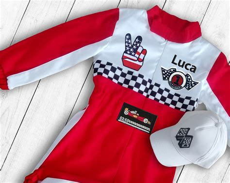 Custom Race Suit-halloween Costume-race Car Birthday-1st - Etsy