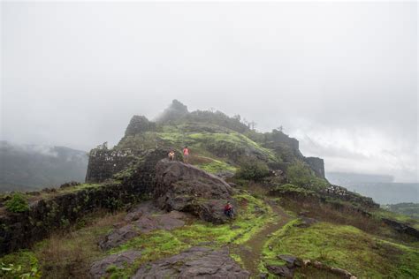 Monsoon Trek to Rajmachi Fort in western ghats of Maharashtra