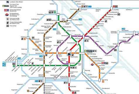 Vienna Metro Map and Metro System Info: Travel And Sightseeing Tips ...