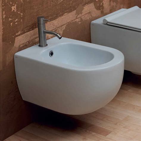 Bidet 55x35cm au design moderne en céramique, Star, fabriqué en Italie