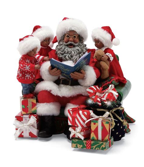 Possible Dreams A Visit From St. Nick African American Santa Figurine # ...