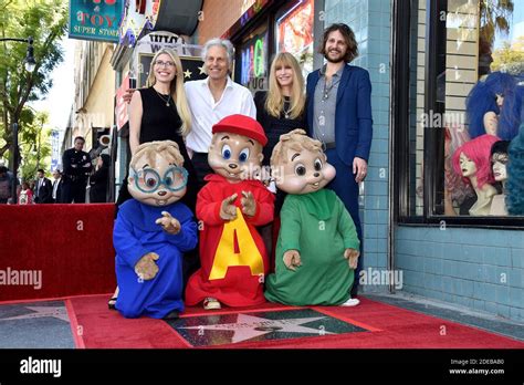 Janice Karman, Ross Bagdasarian, Michael Bagdasarian and Vanessa Bagdasarian attend the Alvin ...