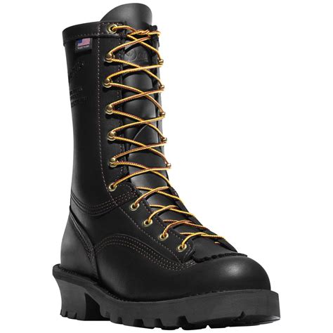 Danner® Flashpoint II All Leather Fire Work Boots, Black - 581778, Work ...