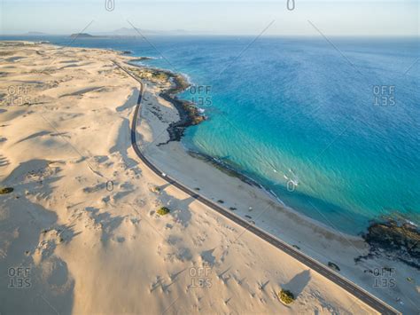 corralejo sand dunes stock photos - OFFSET