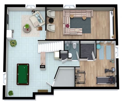 Basement Layout Design