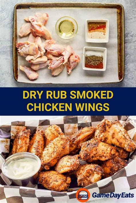 Best Dry Rub Smoked Chicken Wings - Game Day Eats