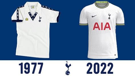 Tottenham Hotspur Kit History | 1965-2022 - YouTube