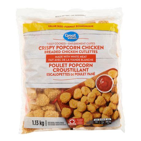 Great Value Crispy Popcorn Chicken | Walmart Canada