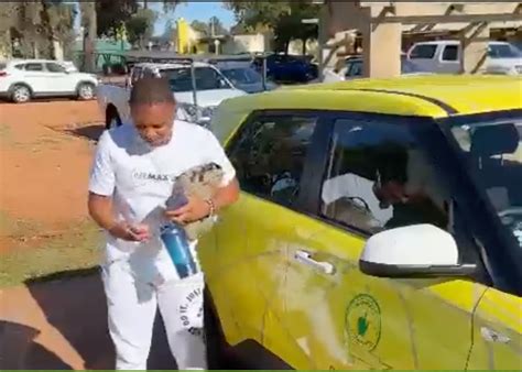 Watch: Andile Jali teased for driving Mamelodi Sundowns car