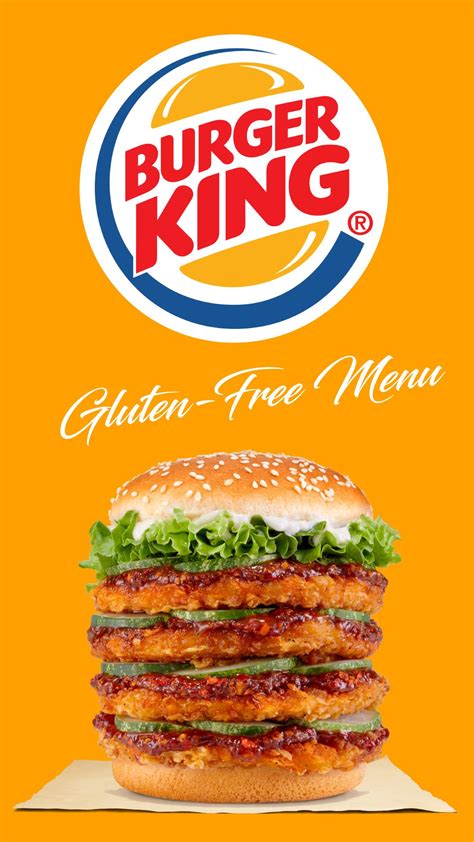 BurgerKing Gluten Free Menu, Burger King No Gluten Meals | Burger king gluten free, Gluten free ...