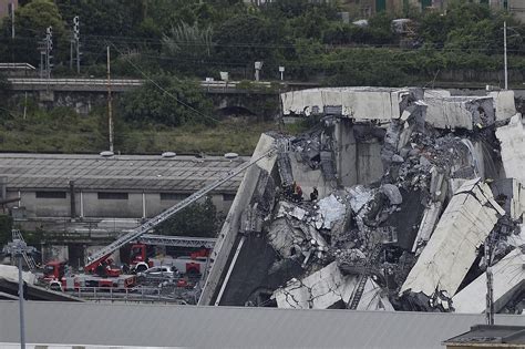 Bridge Collapse in Italy Kills at Least 30 as Vehicles Plunge 150 Feet to the Ground