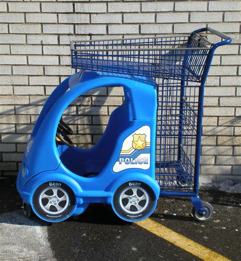 Police Car Shopping Cart | My local supermarket recently add… | Flickr