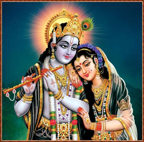 HD File Shri Krishna With Shri Radha, Radha Krishna, In Beautiful ...