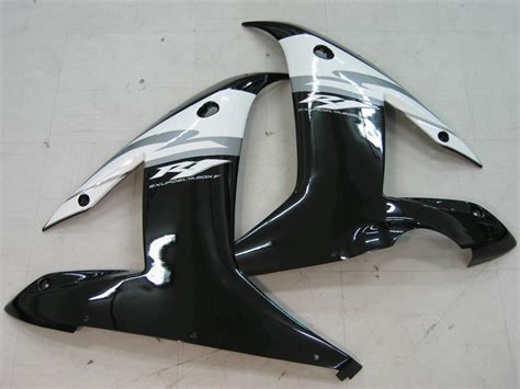 2002-2003 Yamaha YZF-R1 Black R1 Racing Amotopart Fairings Customs Fairing - MotorGenic