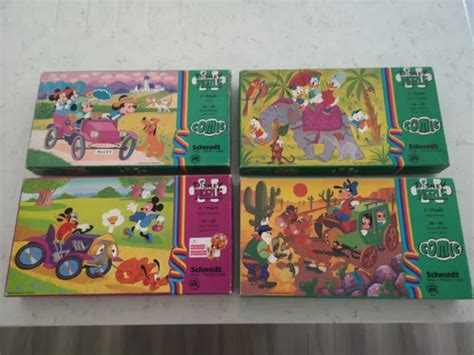 VINTAGE RARE DISNEY Jigsaw Puzzles 1970s, two In each box Mickey Mouse $15.93 - PicClick