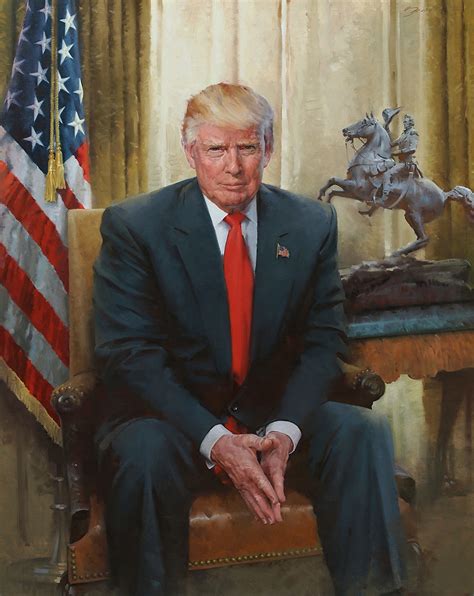 John Howard Sanden - President Donald J. Trump portrait