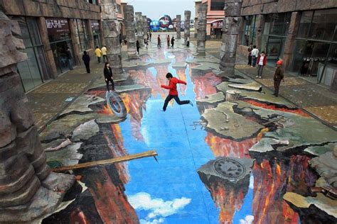 The art of the optical illusion | Art de rue, Street art, Wow art