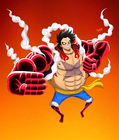 Luffy Gear 4th Boundman by NinjaBobB on DeviantArt