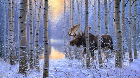 Alaska Winter Scene Wallpaper - WallpaperSafari