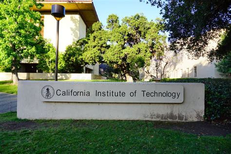 The campus of Caltech editorial photography. Image of educational - 135796622