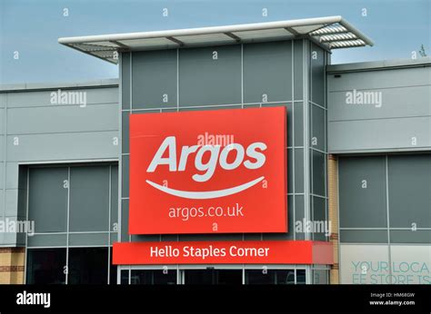 Argos retail store at Staples Corner Retail Park, London, UK Stock ...