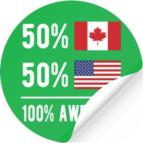 Half Canadian Half American Flag Canada USA sold by Ljubo Salečić | SKU ...