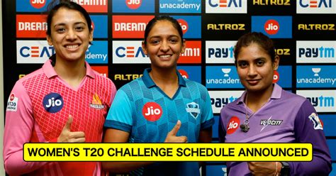 BCCI Announces Schedule For Women's T20 Challenge 2022. To Be Played ...