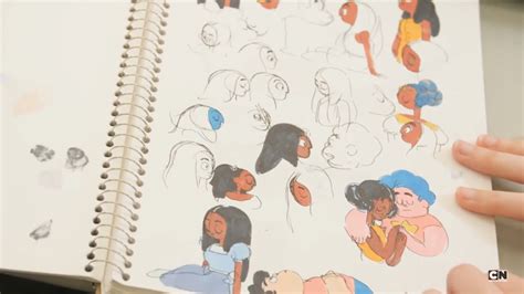 Rebecca Sugar sketchbook | Sketch book, Steven universe characters, Steven universe comic