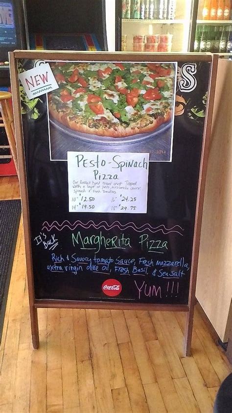 Menu at Paesano's Pizza pizzeria, Traverse City