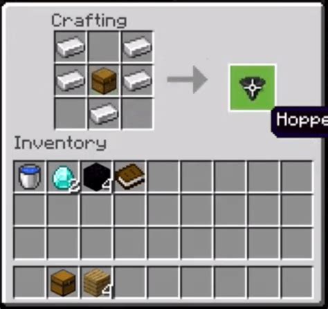 How To Make A Hopper In Minecraft