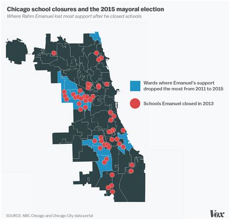 Chicago School Closings Map - Park Boston Zone Map