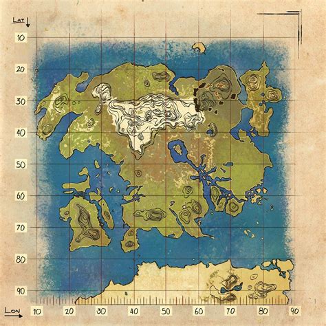 Resource Map (Lost Island) - Official ARK: Survival Evolved Wiki in ...