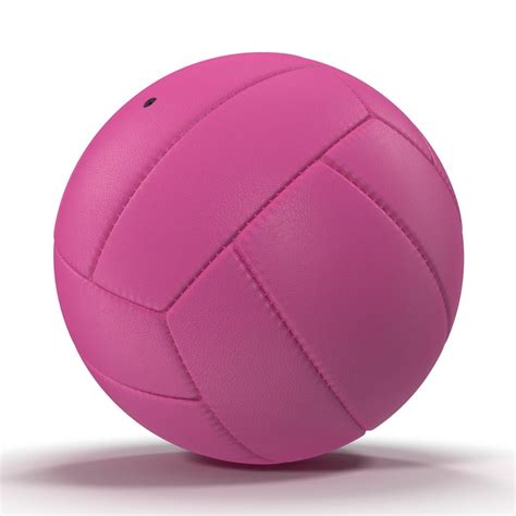 volleyball ball pink 3d model