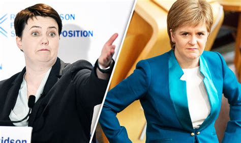 Nicola Sturgeon savaged by Ruth Davidson for pushing independence to ...