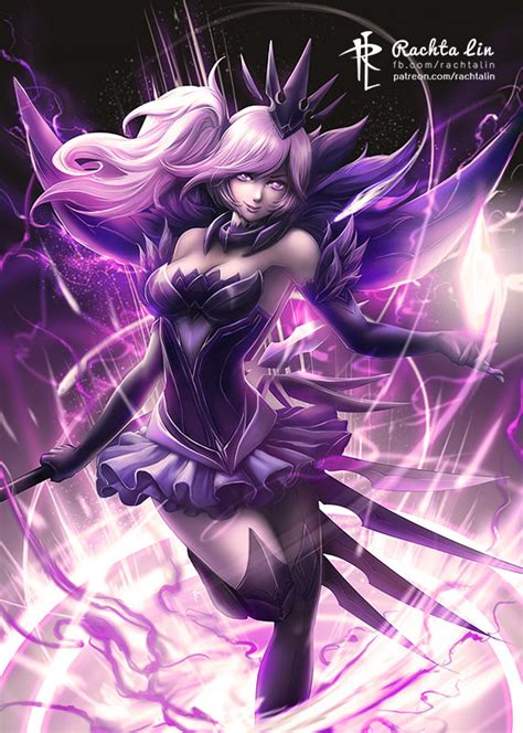 ArtStation - Dark Elementalist Lux (LoL)