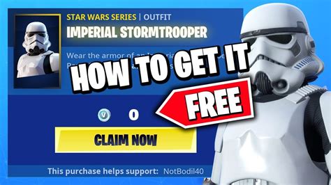 *NEW* HOW TO GET THE STORMTROOPER SKIN FOR FREE (Fortnite X STAR WARS ...