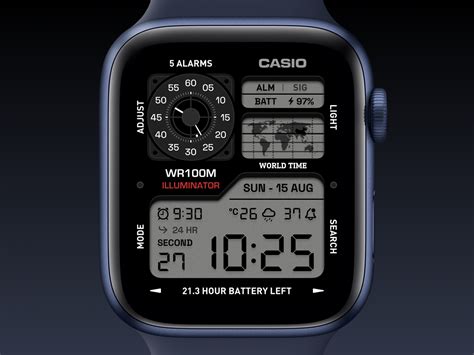 Casio Watch Face by yuhang on Dribbble