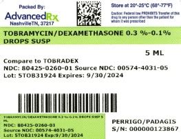 Tobramycin and Dexamethasone Ophthalmic Suspension