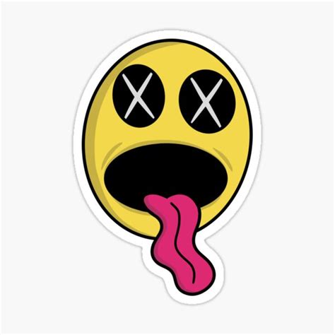 "Sour face" Sticker for Sale by XavierNicholls | Redbubble