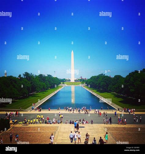 Lincoln Memorial Reflecting Pool in Washington DC Stock Photo - Alamy