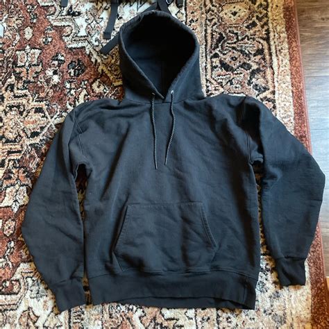 hanes ultimate cotton blank hoodie size M... - Depop