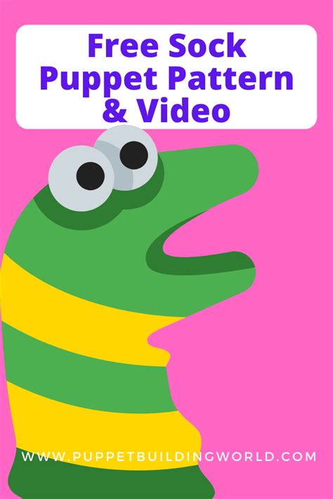 Free Sock Puppet Pattern Video | Sock puppets, Puppet patterns, Puppets