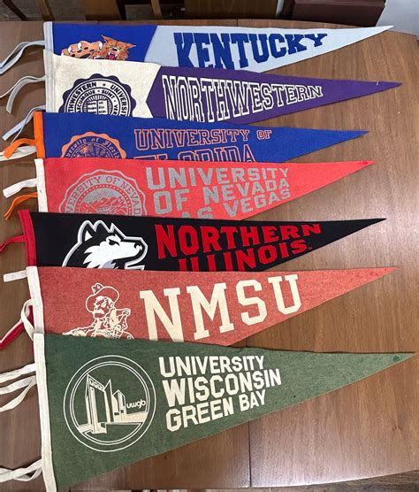 College Pennant Collage