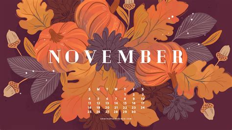 November 2018 Desktop Wallpaper | November wallpaper, Wallpaper, Desktop wallpaper calendar