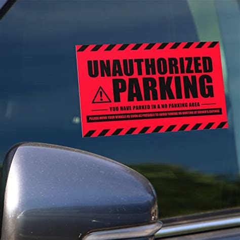 Best Parking Violation Stickers: Hard To Remove Stickers For Effective Enforcement