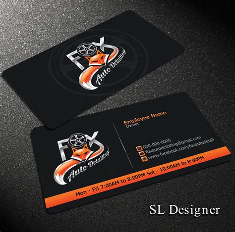 Car Detailing Business Cards Templates | CarSide