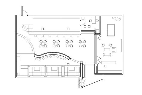 2d Cad Drawing Of Cafe Restaurant Furniture Layout Plan Autocad File | Porn Sex Picture