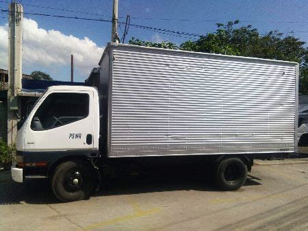 Wide Mitsubishi Canter Truck Closed Aluminum Van Elf Alt Isuzu 4hf1 Npr [ Trucks & Buses ] Metro ...