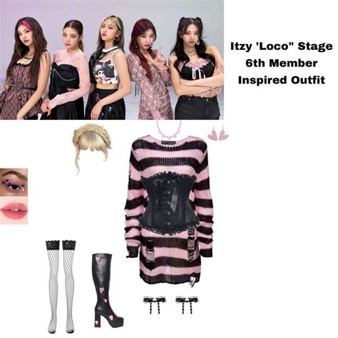 Itzy "Loco" Stage 6th Member Inspired Outfit | Kpop outfits, Kpop fashion outfits, Outfits