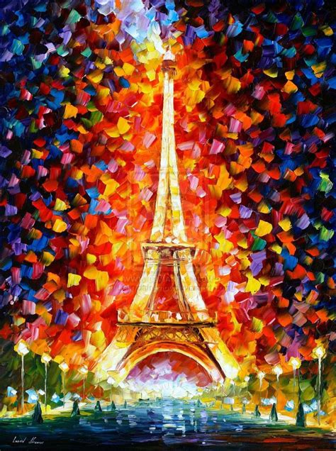 PARIS OF MY DREAMS - LEONID AFREMOV | Beautiful paintings ...